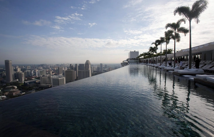 Крыша отеля Marina Bay Sands (Сингапур)