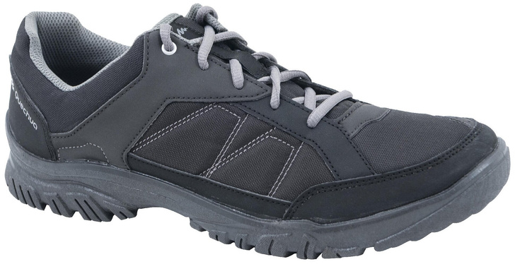 Мужские ботинки для походов NH100, размер: 43, цвет: Угольный Серый/Светлый Графит QUECHUA Х Декатлон