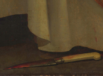 Великомученик революции: 10 деталей картины Жака Луи Давида «Смерть Марата»