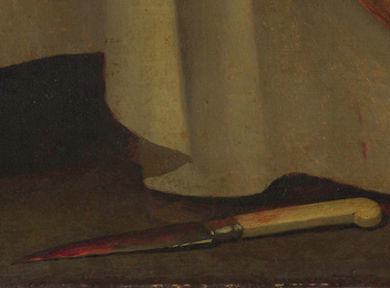Великомученик революции: 10 важных деталей картины «Смерть Марата», на которые стоит обратить внимание