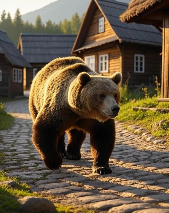 В северных районах Красноярья медведи все чаще появляются в поселках | 142.ru