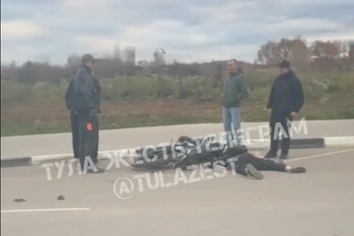 В Петровском под Тулой сбили водителя питбайка