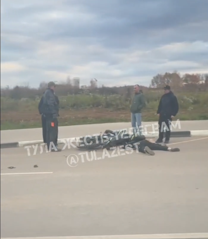 В Петровском под Тулой сбили водителя питбайка