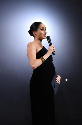 Меган Маркл на The Fashion Awards в 2021 году. 