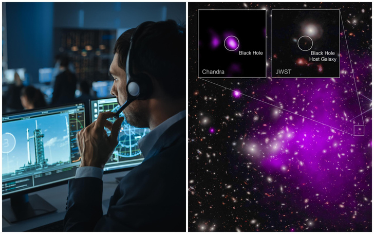 «Это шок для всех»: NASA обнаружили самую древнюю Черную дыру — на удивление она фиолетовая
