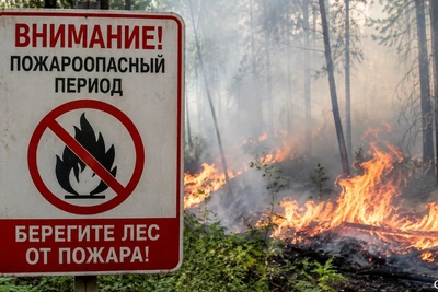 В Козыревске объявлен пятый класс пожарной опасности