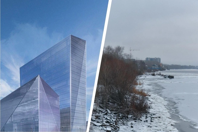 Территорию под кампус огородили в 2023-м | Источник: Александр Цыбульский / T.me, Иван Митюшёв / 29.RU