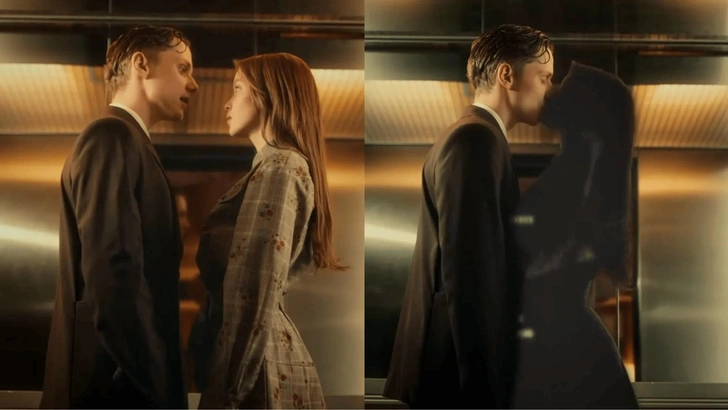 Ваня Дмитриенко и Анна Пересильд | Источник: Кадр из клипа Вани Дмитриенко «Силуэт»