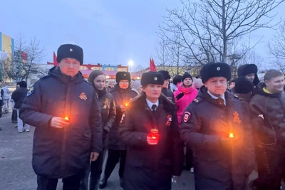 В Ольском округе полицейские присоединились к «Свече памяти»