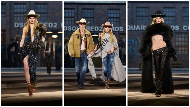 Меховые элементы тоже сочетаются с такой эстетикой | Источник: Vogue.com