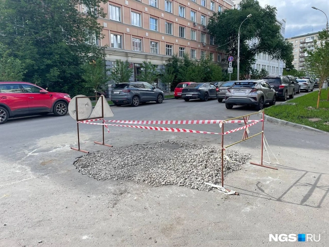9 июля на участке уже есть ограждения | Источник: Александр Ощепков / NGS.RU