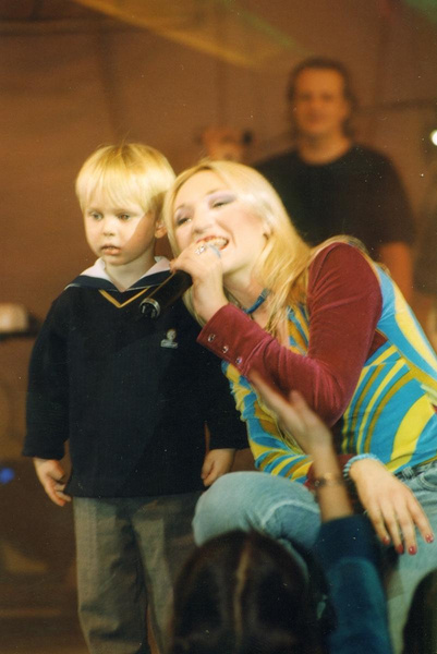 Кристина Орбакайте с сыном Дени