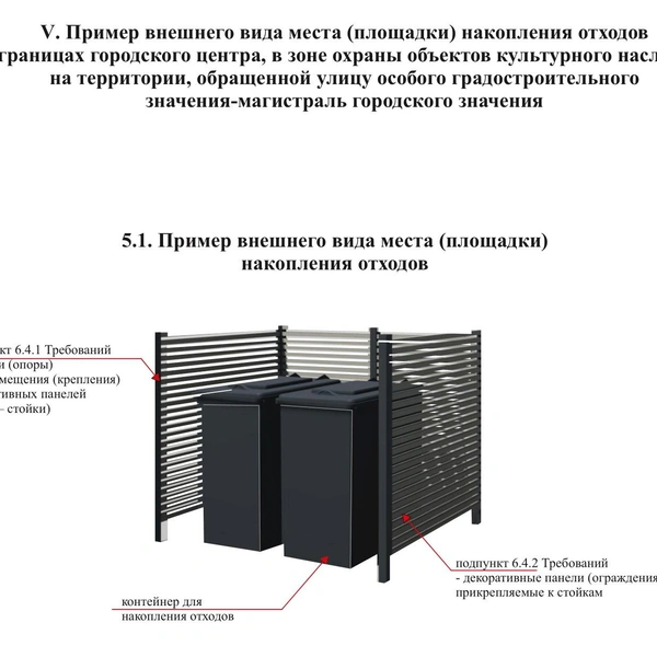 Мусорные контейнеры сделают необязательными, но в требованиях кроме баков регламентировали и их ограждение | Источник: Пермская городская дума
