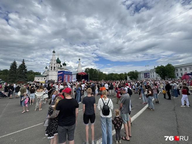 Вот это толпа! | Источник: Александр Куренной / 76.RU