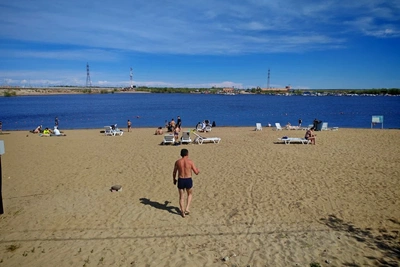 Пляж в Якутске открыли на день раньше срока