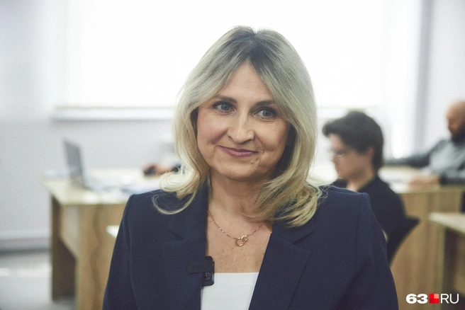 Начальник учебного центра Оксана Елизарова | Источник: Роман Данилкин / 63.RU