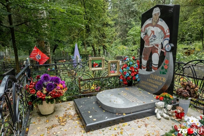 Александр Галимов похоронен в мусульманском секторе на Чурилковском кладбище в Ярославле | Источник: Александр Куренной / 76.RU