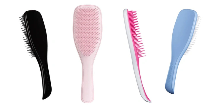 Tangle Teezer The Wet Detangler в цветах Midnight Black, Millennial Pink, Popping Pink и Serenity Blue.  | thegirl.ru