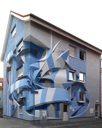 Дом с 3D граффити в Мангейме (фото 2.2)