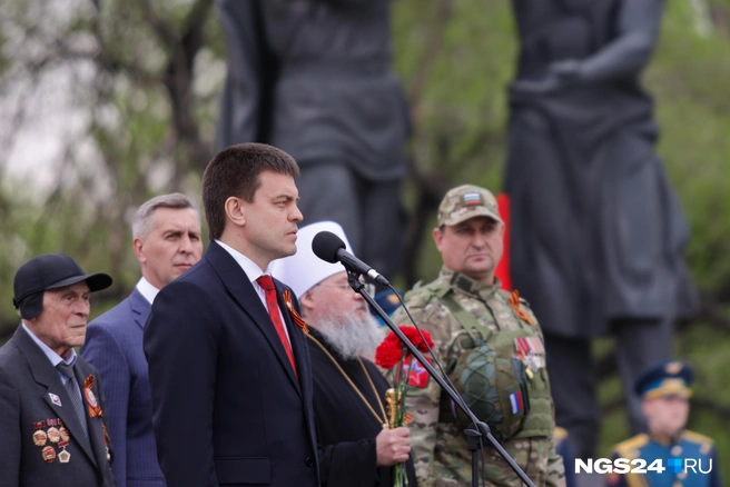 Котюков отметил вклад сибиряков в победу | Источник: Нина Паршина / NGS24.RU