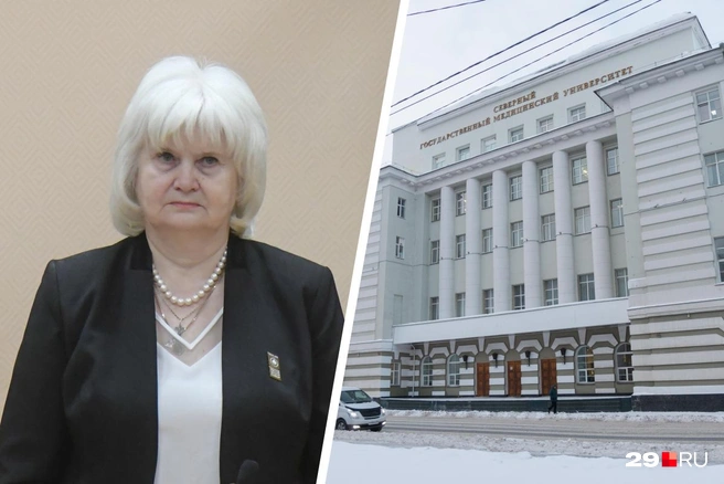 Любовь Горбатова руководила университетом 14 лет | Источник: Иван Митюшёв / 29.RU 