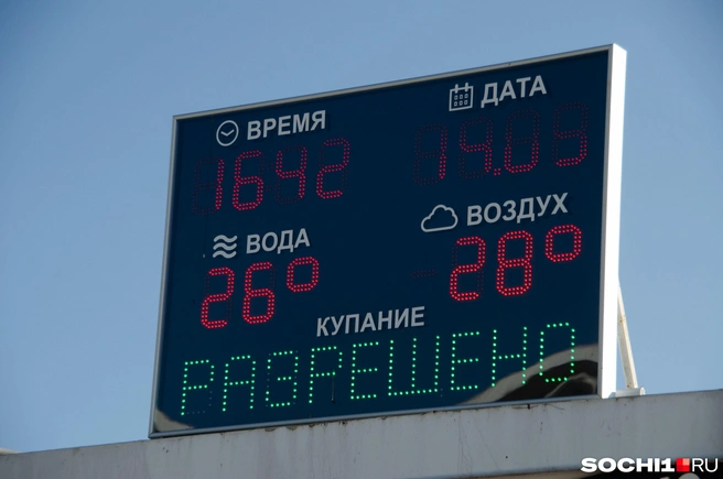Купаться в море пока приятно | Источник: Оксана Витязь / SOCHI1.RU