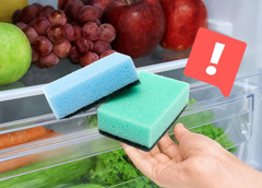 Зачем нужно обязательно класть в холодильник пропитанную солью губку