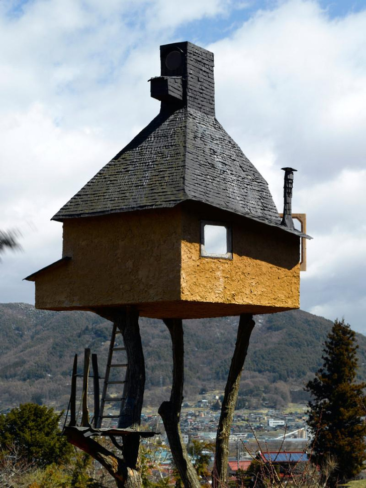 Необычные дома: чайные домики на деревьях архитектора Терунобу Фудзимори