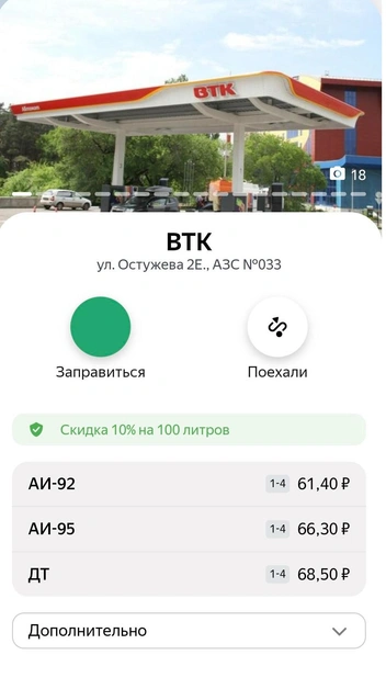 Источник: «Яндекс.Заправки»