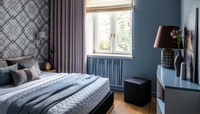 Московская квартира 90 м² в серо-голубых тонах