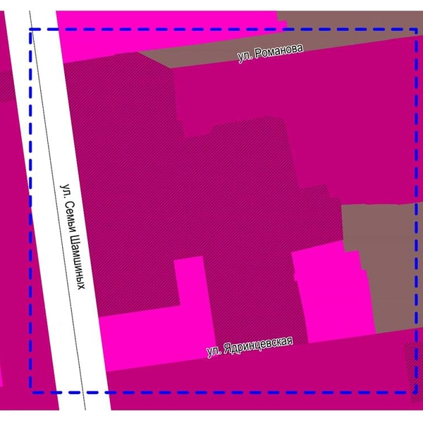 Территорию бывшей инфекционной больницы также предложили перевести в зону смешанной и общественно деловой застройки | Источник: проект решения
