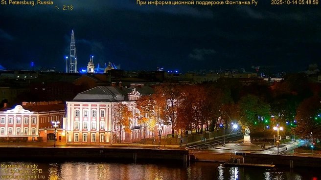 Утепляемся. Петербург ждет холодный день | Источник: кадр супервидовой веб-камеры