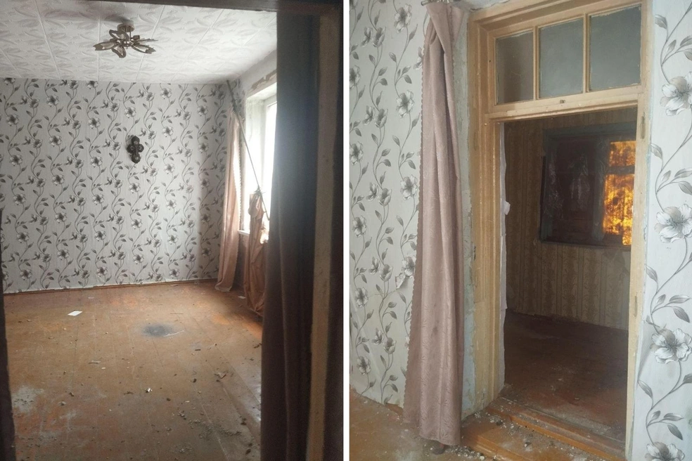 Так выглядело муниципальное жилье, которое предлагали Евгении. Позже глава Сергей Бойко согласился, что в такой квартире жить нормально нельзя | Источник: Евгения Третьякова