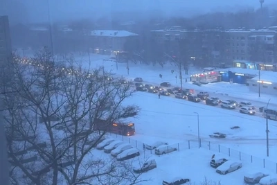 Nizhny Novgorod faces 10-point traffic gridlock after heavy snow