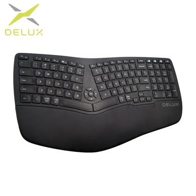 Эргономичная беспроводная клавиатура Delux GM902
