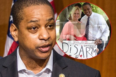 Justin Fairfax держал плакат 'Разоружите насильников' до трагедии