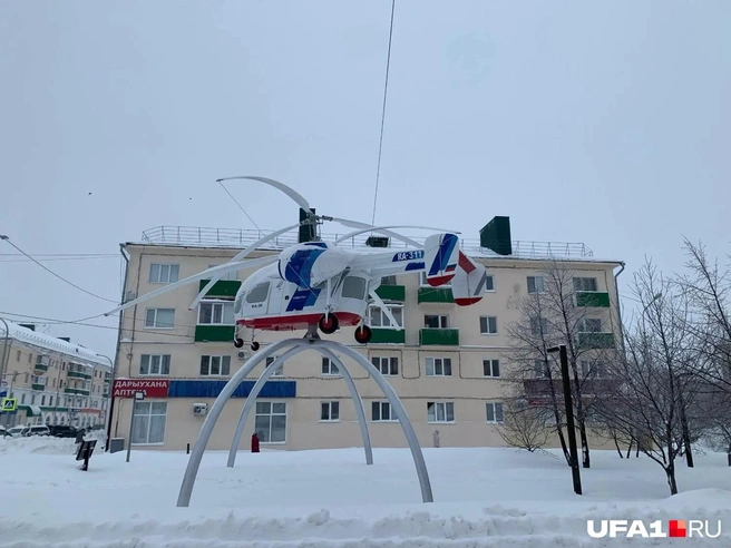 Вертолет — символ города | Источник: Булат Салихов / UFA1.RU