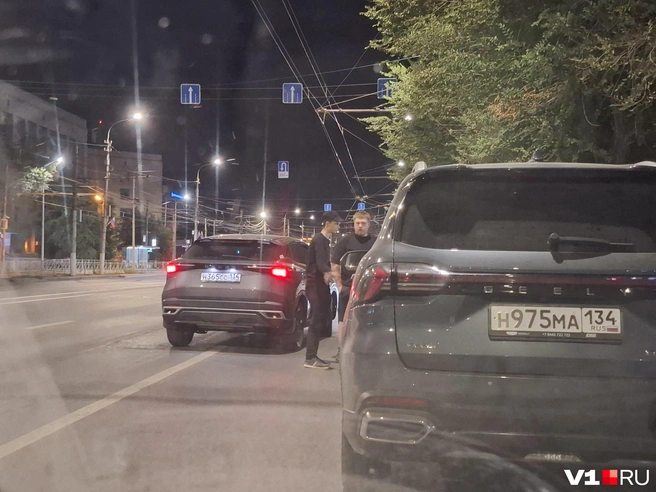 Ненадолго отъезжавшего водителя пустили в очередь без всяких лишних вопросов | Источник: Тимофей Крылов / V1.RU