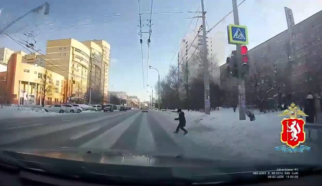 За секунду до удара | Источник: ГИБДД Екатеринбурга