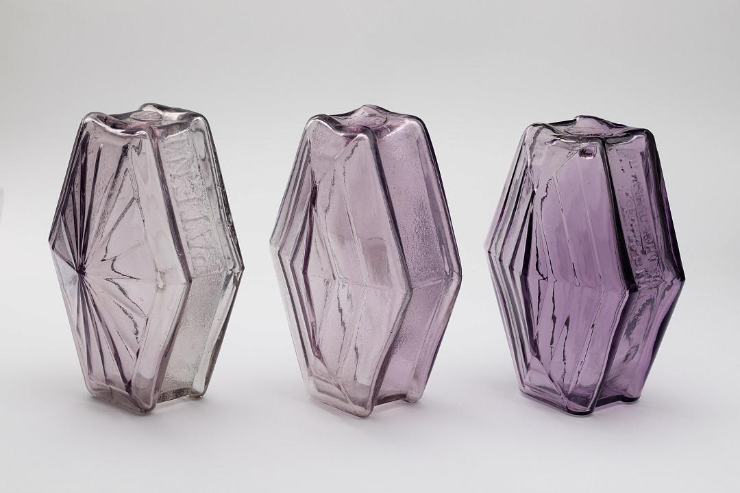 Стеклянные кирпичи-фальконье, модели №9. Производство Российской империи. | Источник: А.В. Стрельников / muar.ru