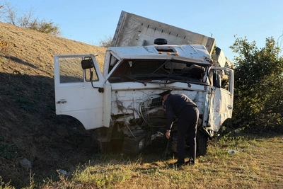 Полиция показала видео ДТП с КАМАЗом в Волгограде