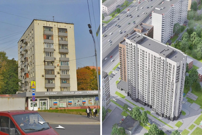 В Можайском районе снесут старые дома и построят новые дороги | Источник: «Яндекс Карты», fr.mos.ru