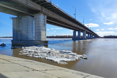 На Оби в Барнауле начался ледоход