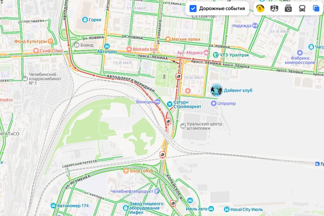 На картах видны даже несколько аварий  | Источник: Yandex.ru / maps