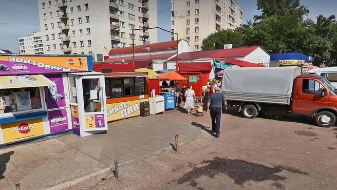 Так выглядел вход на рынок в 2011 году | Источник: yandex.ru/maps