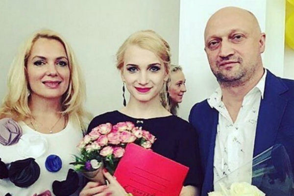 Гоша Куценко, Мария Порошина и их дочь Полина