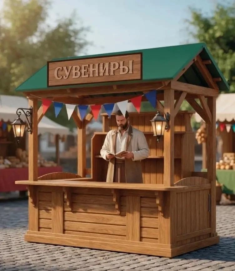 Павильоны будут оформлены в старинном стиле | Источник: Дмитрий Рудаков / Vk.com