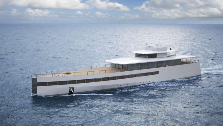 Яхта Venus Стива Джобса, дизайн Филиппа Старка