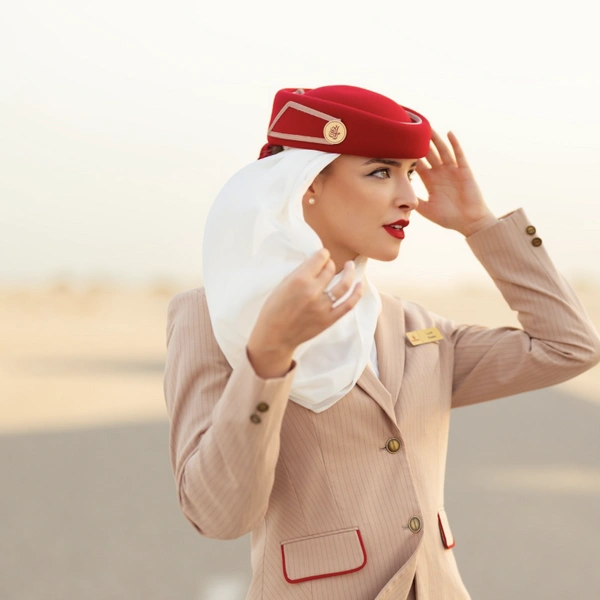 стюардессы, стюардессы униформа, стюардессы форма, Emirates  | Источник: Социальные сети