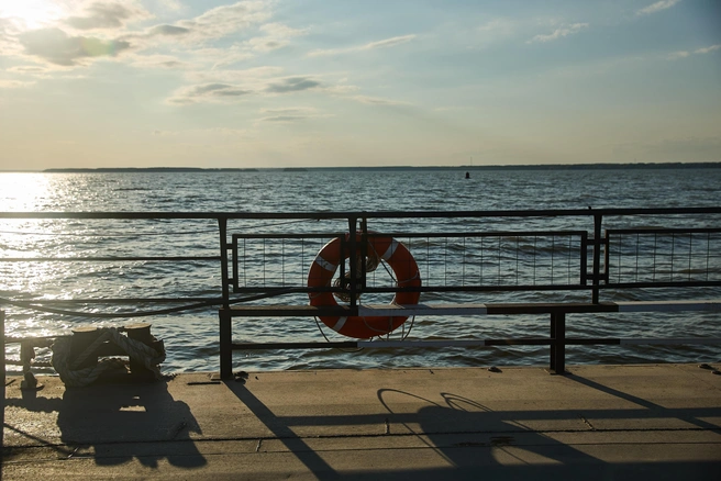 На Обь и Обское море можно долго любоваться | Источник: Александр Ощепков